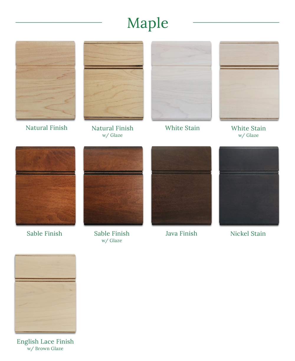 Maple Wood Finishes